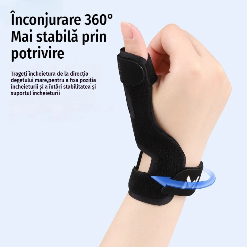 🏥 Orteză Medicală Deget Mare și Încheietură – Recomandată de Ortopezi contra Tendinitei, Plăcuță Aluminiu, Modelator 1+1 GRATIS! 💥✨