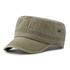 🧢 Șapcă bărbătească elegantă din bumbac pur cu cozoroc plat — evidențiază stilul masculin