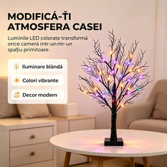🌟🌳Lampă Decorativă în Formă de Arbore cu Ramuri de Coral Iluminate
