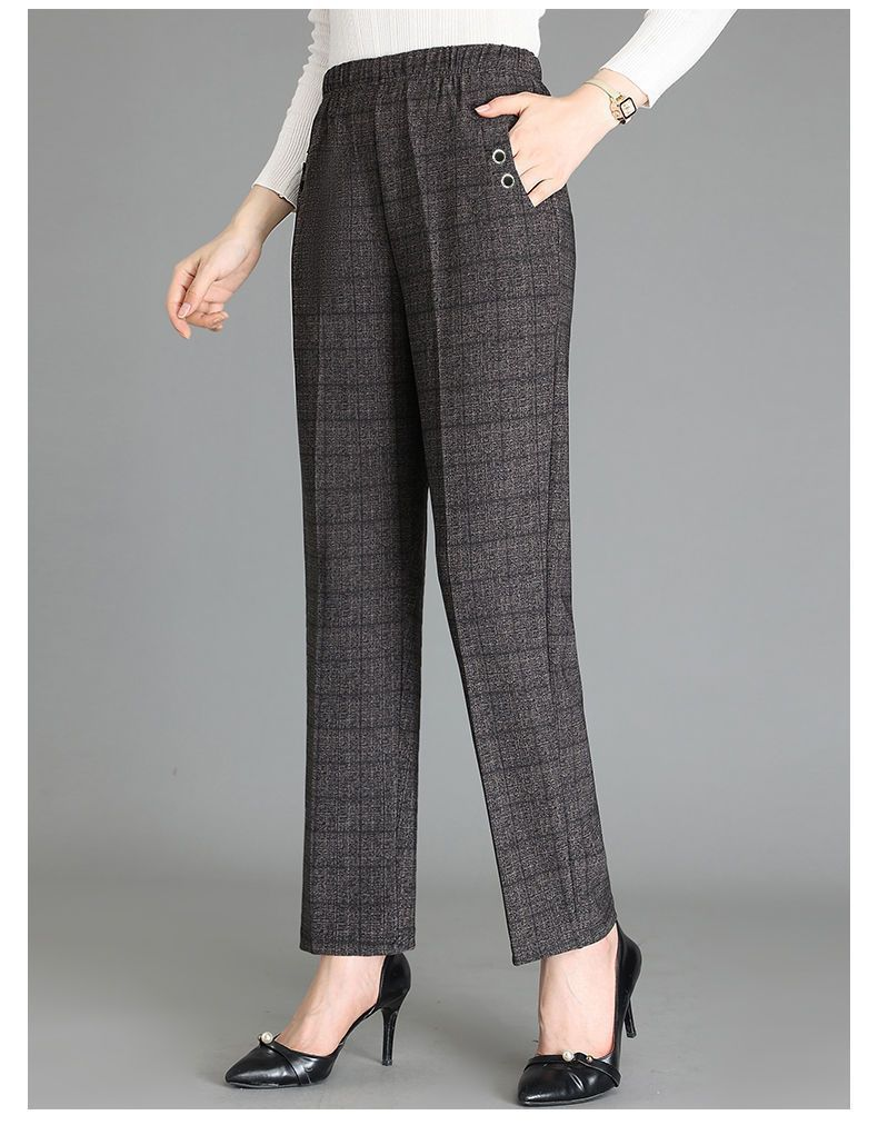 🏆【45-90 κιλά】🔥 Γυναικείο παντελόνι casual με ψηλή μέση, η ιδανική επιλογή για το φθινόπωρο και τον χειμώνα.