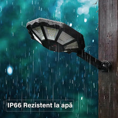 🏡✨Lampă stradală solară cu senzor de mișcare / Aplică inteligentă de exterior cu energie solară