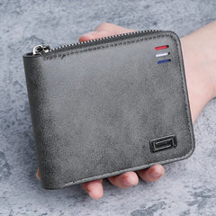 💼【100% piele naturală premium】Portofel elegant cu protecție anti-RFID (anti-scanare)