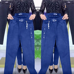 【M-5XL】Ενισχυμένα ελαστικά τζιν για γυναίκες
