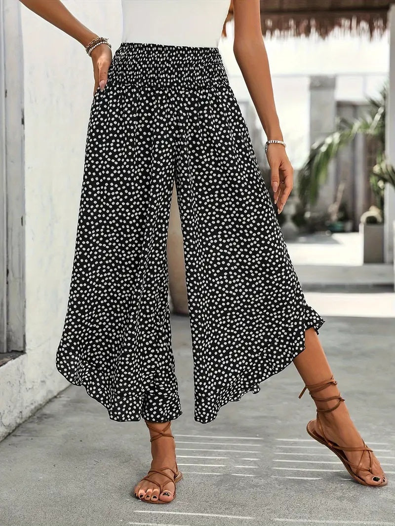 💃✨【S-2XL】Pantaloni largi cu buline noi din 2026