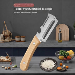 Cumpărați 1 obțineți 1 gratuit--2 buc🧅🔪 Curățător de bucătărie multifuncțional 3 în 1: Curăță, taie și deschide capacele sticlelor! 🔥