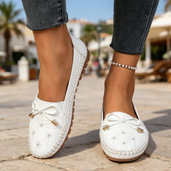 Mocasini Ultra-Flexibili cu Fundiță: Talpă Moale Anti-Oboseală, Slip-On Casual, Mărimi 36-43