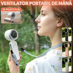❄️【Răcire într-o secundă】Ventilator portabil puternic — utilizare manuală sau la gât