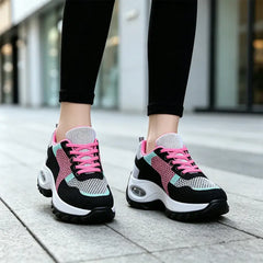 👟Pantofi Casual Confortabili cu Plasă Respirabilă și Talpă cu Pernă de Aer——Spune adio durerilor de picioare și mersului obositor!