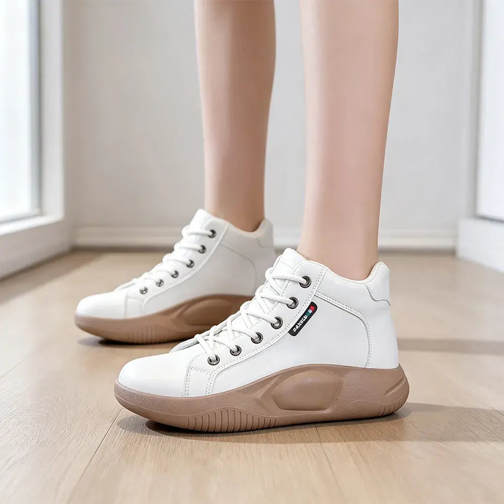 🔥【Mărimi 35-43】Pantofi Retro Rock noi, piele de vacă premium respirabilă, talpă îngroșată antiderapantă, pantofi casual eleganți și versatili