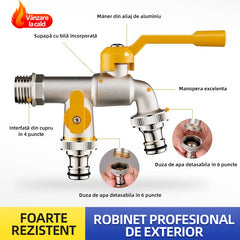 🔥【cumperi unul și primești unul gratis】Robinet de grădină anti-îngheț, rezistent la spargere, cu strat gros, pentru curte