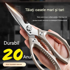 🔥Nouă Îmbunătățire🍖 Foarfecă de Bucătărie Multifuncțională și de Înaltă Performanță ✂️👨‍🍳