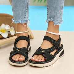 👡 Sandale Sport de Vară cu Platformă Ușoară – Prindere cu Arici, Talpă Moale Amortizantă și Confort Plus Size! 👟✨