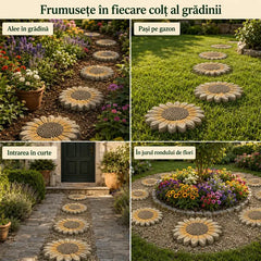 🌻Matriță DIY pentru dale de grădină în formă de floarea-soarelui