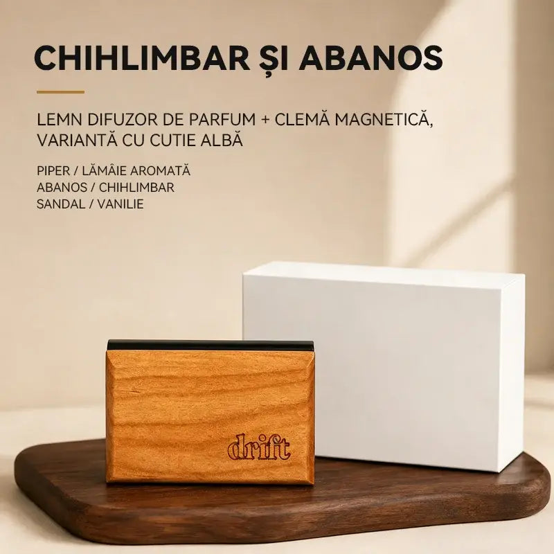 🚘🌬️Odorizant auto din lemn natural pentru gurile de ventilație – parfum elegant și de lungă durată