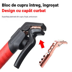 ⚡ Clește de Sudură Profesional 600A (Cap Înclinat) – Vizibilitate Maximă, Protecție Anti-Arsură și Eficiență în Orice Unghi! 🛠️🔥