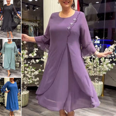 【💥 Reduceri fierbinți】✨【S-5XL】 Rochie nouă de șifon de înaltă calitate pentru primăvară 2025
