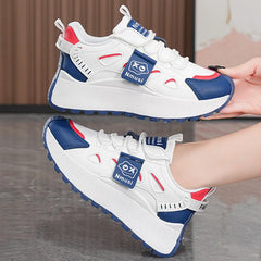 Pantofi Sport cu Talpă Groasă și Design Modern – Efect de Alungire a Picioarelor și Confort Sporit