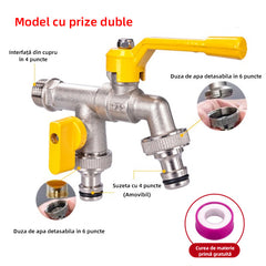 🔥【cumperi unul și primești unul gratis】Robinet de grădină anti-îngheț, rezistent la spargere, cu strat gros, pentru curte