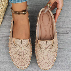 【35-42】Mocasini damă din piele naturală – comozi, flexibili și perfecți pentru mers zilnic
