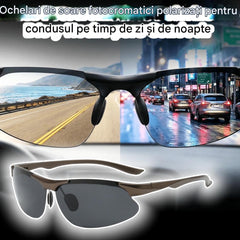 🕶️ Ochelari Polarizați Fotochromici pentru Condus Zi și Noapte 🚗