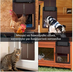 🏠Cel mai vândut produs al magazinului🔥Ușă automată pentru coteț de găini cu senzor de lumină