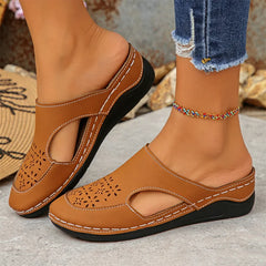 👡 Confort Suprem la Fiecare Pas! Saboții de Vară din Piele Moale: Eleganți, Respirați și cu Talpă Anatomică! ✨🌿