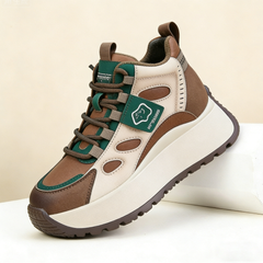 Ρετρό casual παπούτσια με συνδυασμό χρωμάτων