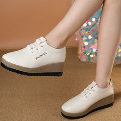 🔥Oferta speciala🔥【35-42】Pantofi de dama din piele cu talpa groasa, noua tendinta de toamna