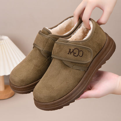 🏆【Επιλεγμένο ποιοτικό μαλλί】🔥 Χειμερινά μοντέρνα κοντά μποτάκια με μαλακή σόλα για άνετη καθημερινή χρήση