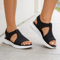 【Talpă ultra moale】Sandale moderne, confortabile și respirabile din material flyknit