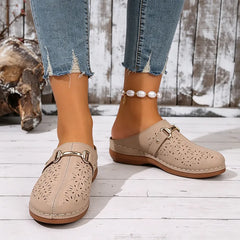Colecția de Vară 2026 ✨ Saboți Casual din Piele Moale 👡 Talpă Flexibilă, Zero Oboseală!