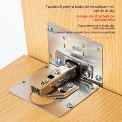 Pachet de 10 bucăți (șuruburi incluse) Placă de reparare din oțel inoxidabil (fără balamale)