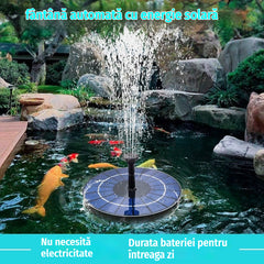 💥 fântână automată cu energie solară