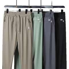 🌞【UPF50+】pantaloni bărbătești drepți din material răcoros, cu uscare rapidă