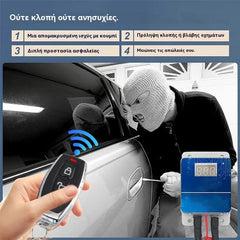 Întrerupător inteligent auto cu telecomandă (afișaj digital + oprire automată + fără întrerupere în timpul conducerii + 1 telecomandă)
