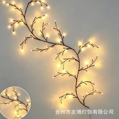 ✨ Lumini LED flexibile în formă de viță de vie și flori: decorează-ți casa cu o atmosferă magică și caldă 🦋💡