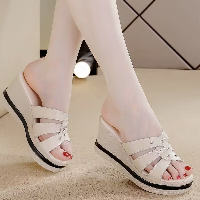 💞【35-40】2025 Sandale la modă de damă cu toc înalt