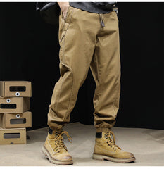 🔥【Mari reduceri】🔥Pantaloni Cargo Bărbați Moderni și Stilați, cu elastic la tiv