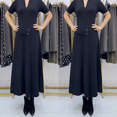 【Premiat】👗🎀 Fustă subțire modernă și elegantă, moale, confortabilă și cu elasticitate ridicată