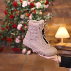👢🔥【Recent modernizate】Cizme de iarnă la modă, calde, de zăpadă, cu talpă groasă