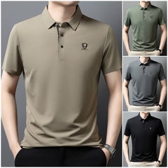 👔【M-4XL】Tricou Polo Vară 2026 Material Rece Mătase de Gheață
