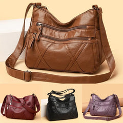 👜【Top 3 în clasamentul recenziilor】Geantă de umăr din piele naturală de înaltă calitate, cu capacitate mare