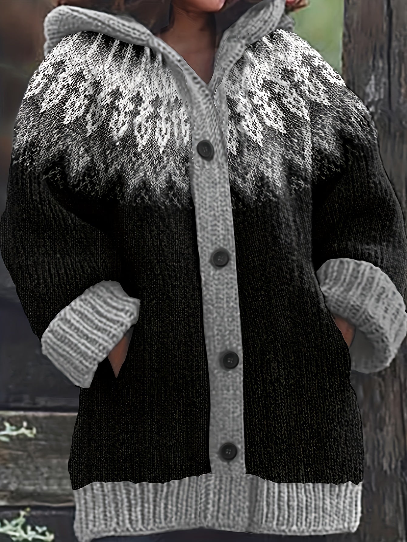 【S~5XL】✨Κομψό ρετρό μπουφάν με κουκούλα