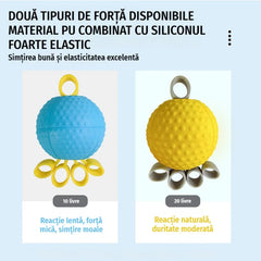 🖐️💪Minge de prindere pentru reabilitarea mâinii, multifuncțională — dispozitiv de antrenament pentru forță și flexibilitate, ideal pentru vârstnici sau pacienți după accident vascular cerebral