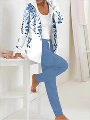 💃Nouă Sosire de Iarnă💖 Costum elegant, casual, din bumbac pur