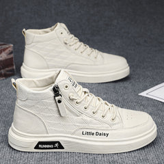 🔥【Mărimi 39-44】Adidași casual înalți pentru bărbați cu model și fermoar lateral