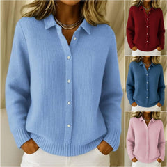 🔥🎉【acum la reducere de 50%】🌷⛄Cardigan tricotat de damă, elegant și modern, cu croială lejeră