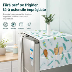 🏡【3 bucăți/set】Huse universale pentru electrocasnice — protecție împotriva prafului pentru frigider, mașină de spălat și cuptor cu microunde