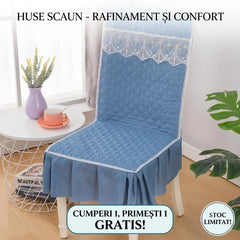 🔥🔥【Cumpără 1 Primești 1 Gratuit】Husă elastică și confortabilă pentru scaun, cu strat gros de protecție