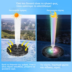 Fântână solară de exterior